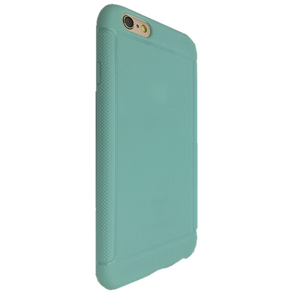 

Накладка силикон рефленый с боковым хватом Hockey для Apple iPhone 6 / 6S (mint)
