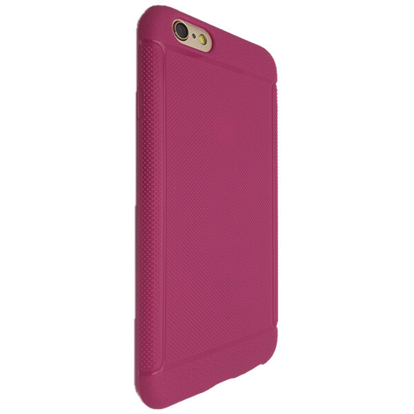 

Накладка силикон рефленый с боковым хватом Hockey для Apple iPhone 6 / 6S (pink)