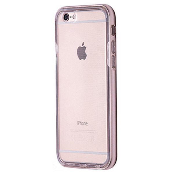 

Накладка силикон с бампер металл Pareo для Apple iPhone 6 / 6S (gold)