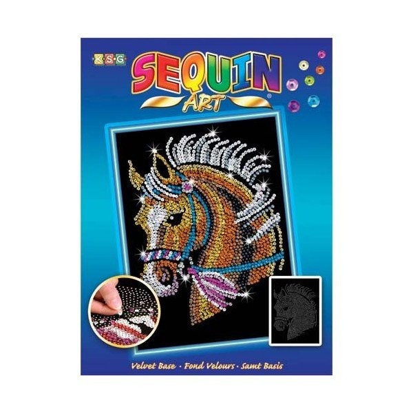

Набор для творчества Sequin Art BLUE Horse (SA1517)