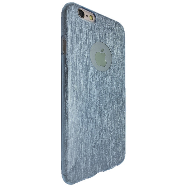 

Накладка силикон с вкладышем серебристого дождя для Apple iPhone 6 / 6S (blue)