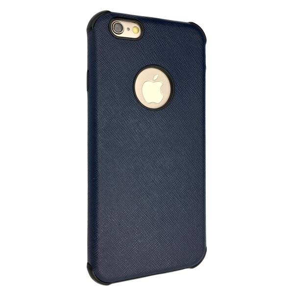

Накладка силикон с кожей черепахи для Apple iPhone 6 / 6S (blue)