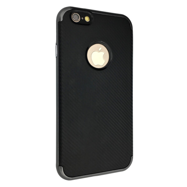 

Накладка силикон с пластик бортом iPaky для Apple iPhone 6 / 6S (space grey)