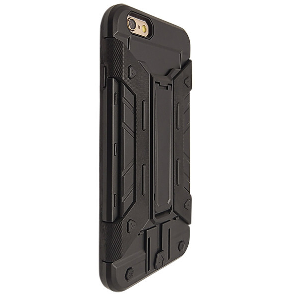 

Накладка силикон с пластиком Transformer Card Slot для Apple iPhone 6 / 6S (black)