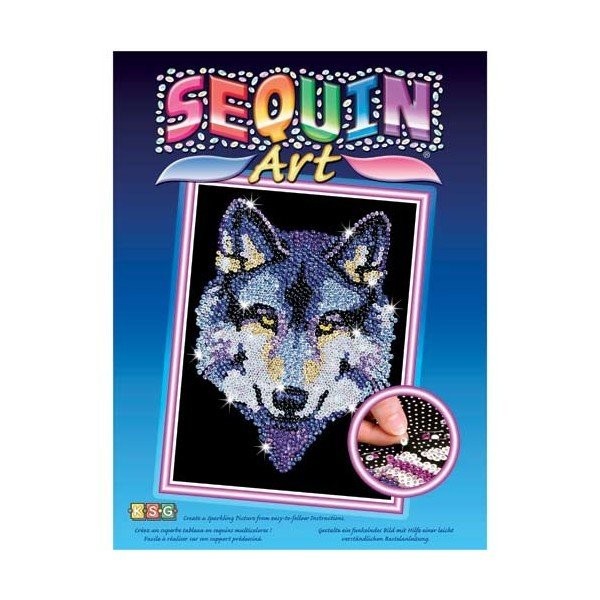 

Набор для творчества Sequin Art BLUE Wolf (SA1215)