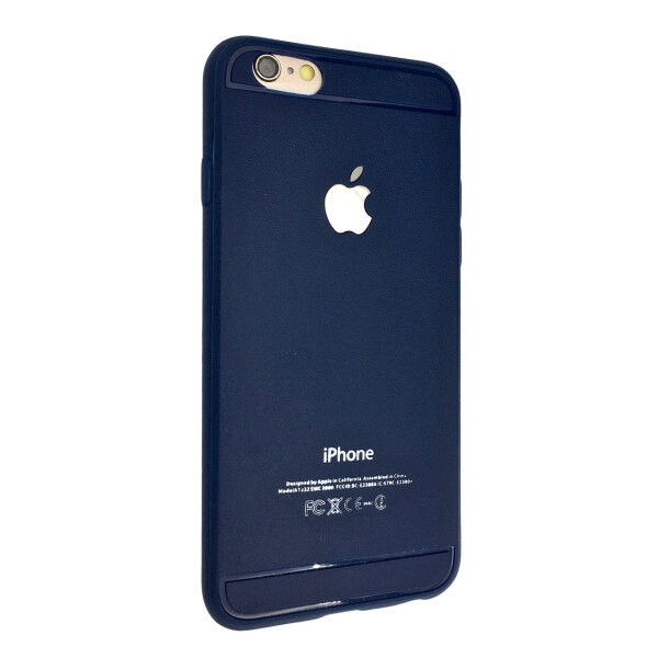 

Накладка силикон хром лого под кожу для Apple iPhone 6 / 6S (blue)