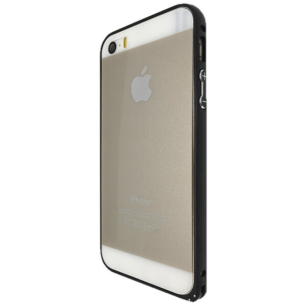 

Чехол-бампер DK-Case металл глянец для Apple iPhone 5 / 5S / SE (black)