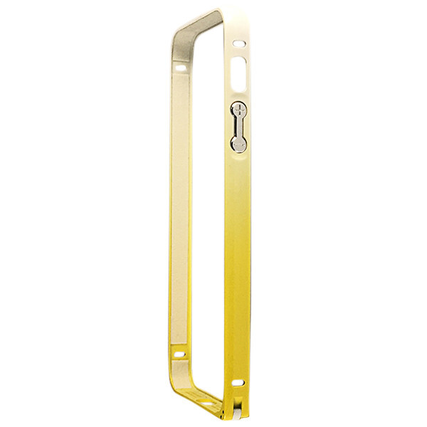 

Чехол-бампер DK-Case металл лак градиент для Apple iPhone 5/5S (yellow/white)