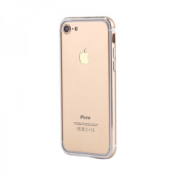

Чехол-бампер DK-Case металл с силиконом для Apple iPhone 5/5S (gold)