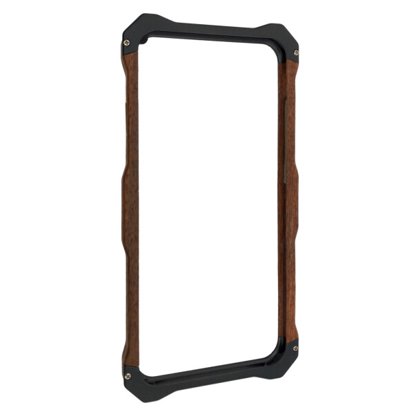 

Чехол-бампер дерево с металлом R-Just для Apple iPhone 6 / 6S (black)