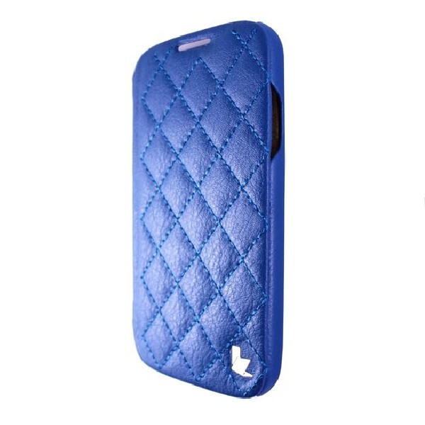 

Чехол-бампер кожа Jison Case Genuine Leather диван для Samsung S4 (blue)