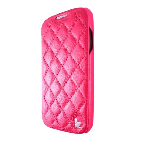 

Чехол-бампер кожа JISON CASE Genuine Leather диван для SAMSUNG S4 (rose)