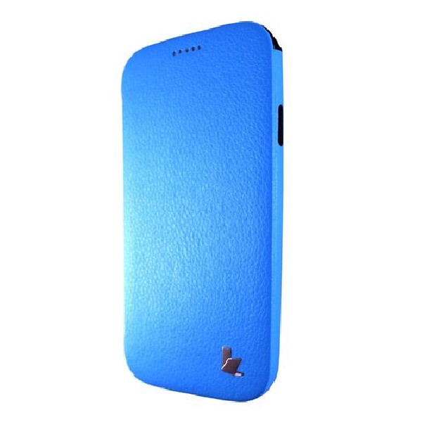 

Чехол-бампер кожа Jison Case Premium Leatherette для Samsung S4 (blue)