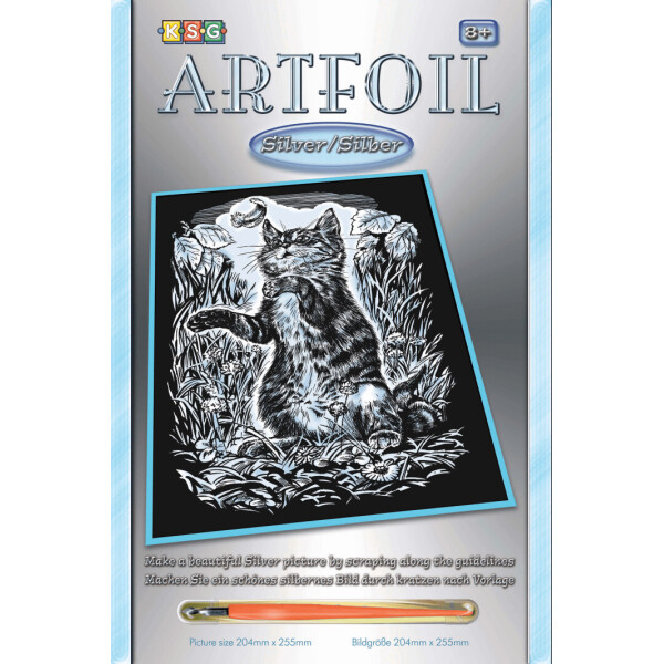 

Набор для творчества Sequin Art ARTFOIL SILVER Kitten (SA1034)