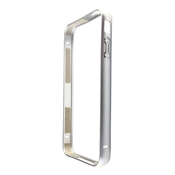 

Чехол-бампер металл matt hook up для Apple iPhone 4 / 4S (silver)