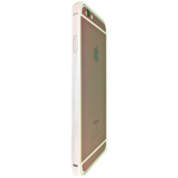 

Чехол-бампер металл глянец Macaron для Apple iPhone 6 / 6S (white)