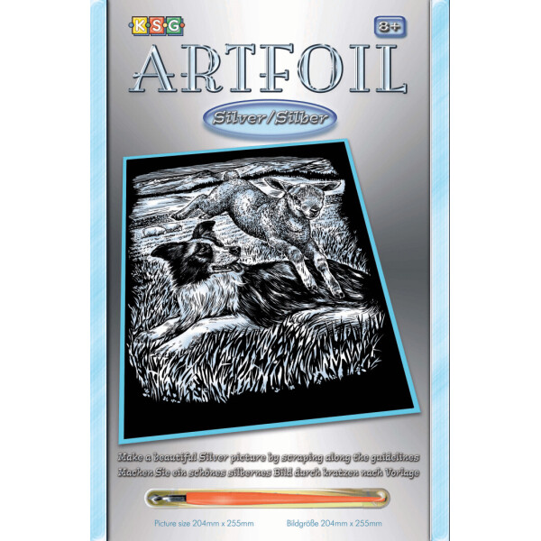 

Набор для творчества Sequin Art ARTFOIL SILVER Sheepdog and Lamb (SA0606)