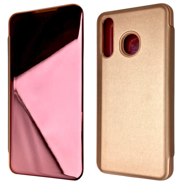 

Чехол-книжка DK Clear View Standing Cover для Samsung A20 / A30 (rose gold)