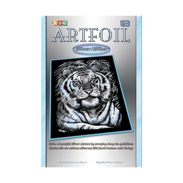

Набор для творчества Sequin Art ARTFOIL SILVER White Tiger (SA1017)
