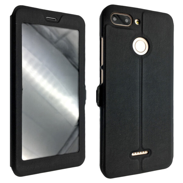 

Чехол-книжка DK-Case кожа на пластике Flip Cover Magnetic для Xiaomi Redmi 6 (black)