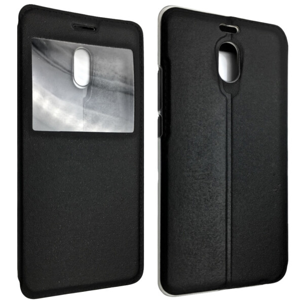 

Чехол-книжка DK-Case кожа с пластиком Flip Cover Stitched для Meizu M6 Note (black)