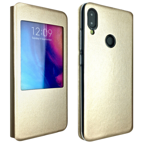

Чехол-книжка DK-Case силикон кожа для Xiaomi Redmi Note 7 Pro (gold)