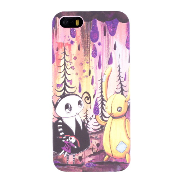 

Чехол-накладка DK Rabbit Tails luminescent для Apple iPhone 6 / 6S (кислотный дождь)