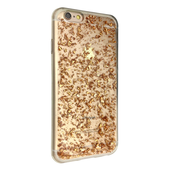 

Чехол-накладка DK Shalakur силикон для Apple iPhone 6 / 6S (copper/clear)