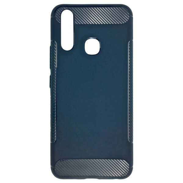 

Чехол-накладка DK Silicone Carbon Soft Edge для Vivo Y15 / Y17 (blue)