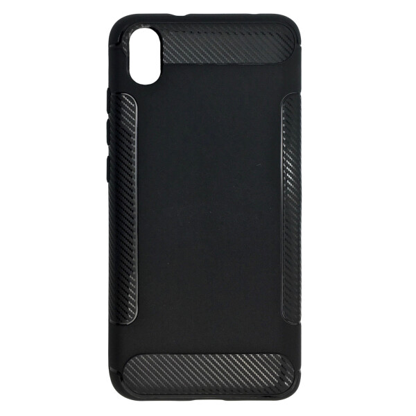 

Чехол-накладка DK Silicone Carbon Soft Edge для Xiaomi Redmi 7A (black)