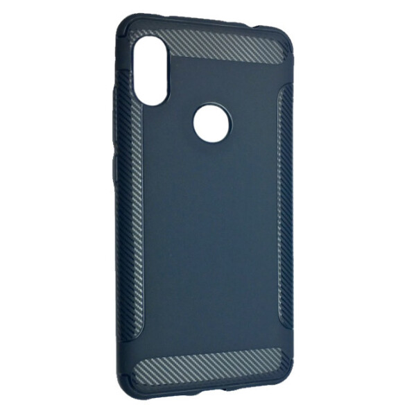 

Чехол-накладка DK Silicone Carbon Soft Edge для Xiaomi Redmi Note 7 Pro (dark blue)