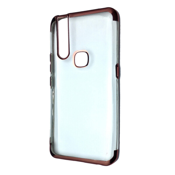 

Чехол-накладка DK Silicone Chromium Border Edge для Vivo V15 / S1 (rose gold)