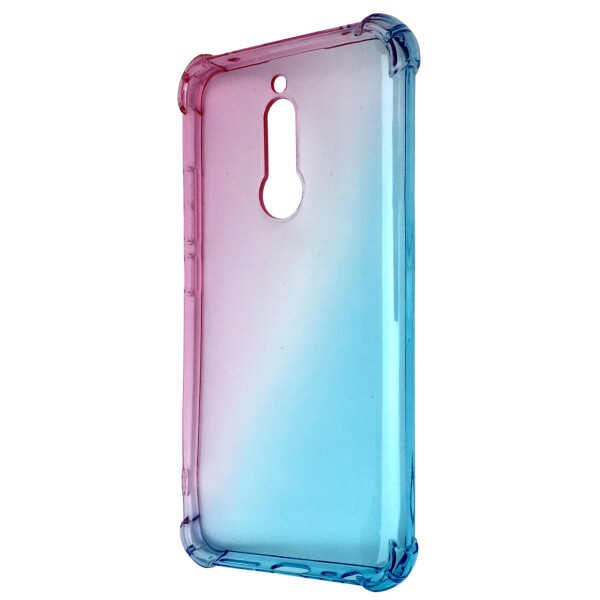 

Чехол-накладка DK Silicone Corner Protection Gradient для Xiaomi Redmi 8 (pink / mint)