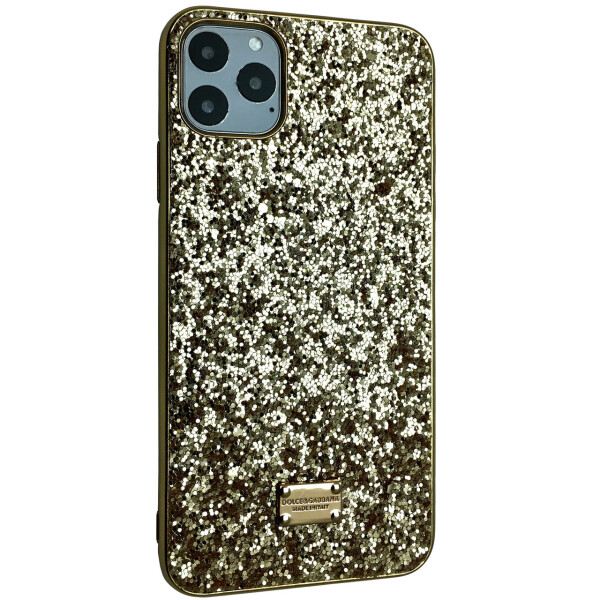 

Чехол-накладка DK Silicone Form Diamond Shine Apple iPhone 11 Pro Max (gold)