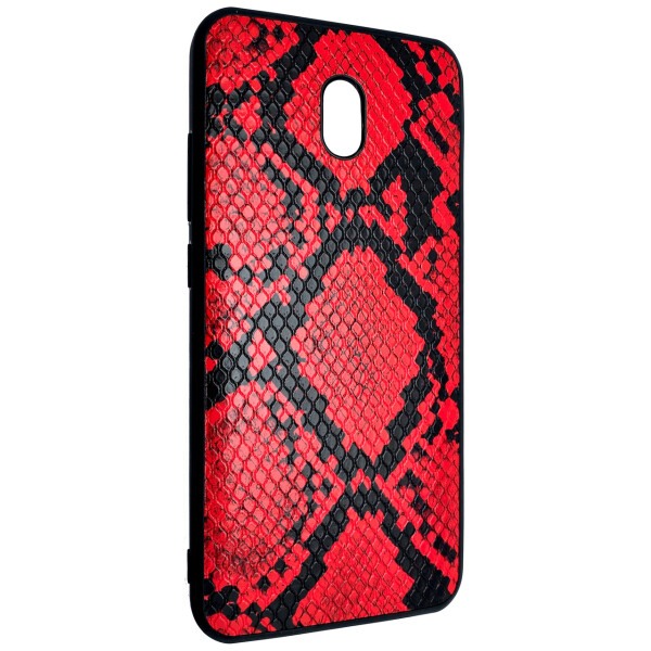 

Чехол-накладка DK Silicone Form Snake Leather для Xiaomi Redmi 8A (red)