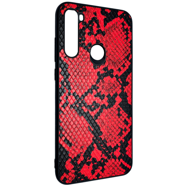 

Чехол-накладка DK Silicone Form Snake Leather для Xiaomi Redmi Note 8T (red)