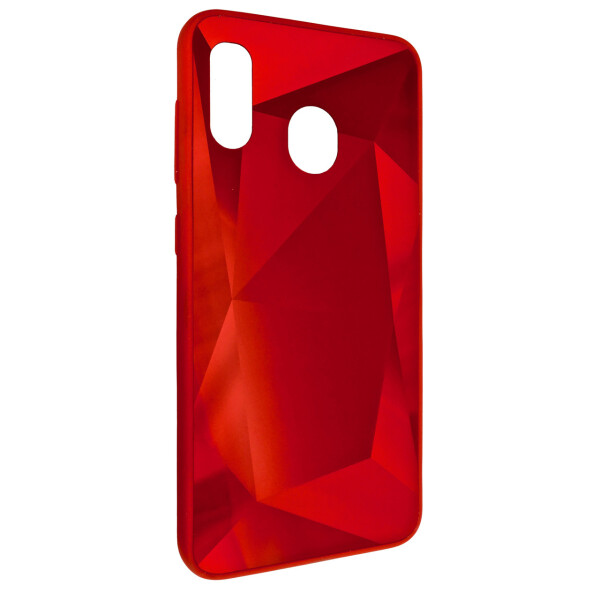

Чехол-накладка DK Silicone Form Vinyl Diamond для Samsung A20 / A30 (red)
