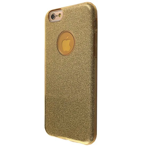 

Чехол-накладка DK Silicone Glitter Heaven Rain для Apple iPhone 6 / 6S Plus (gold)