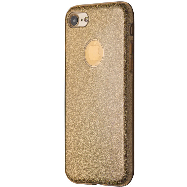 

Чехол-накладка DK Silicone Glitter Heaven Rain для Apple iPhone 7 / 8 (gold)