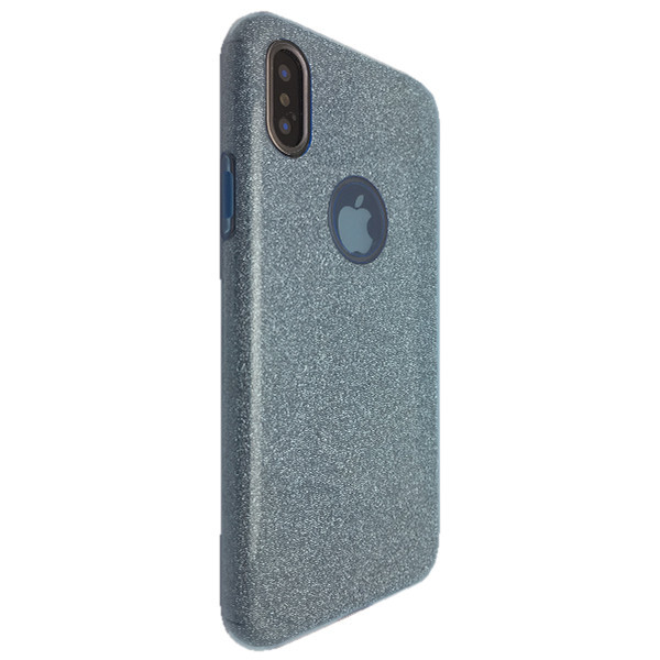 

Чехол-накладка DK Silicone Glitter Heaven Rain для Apple iPhone X / XS (blue)