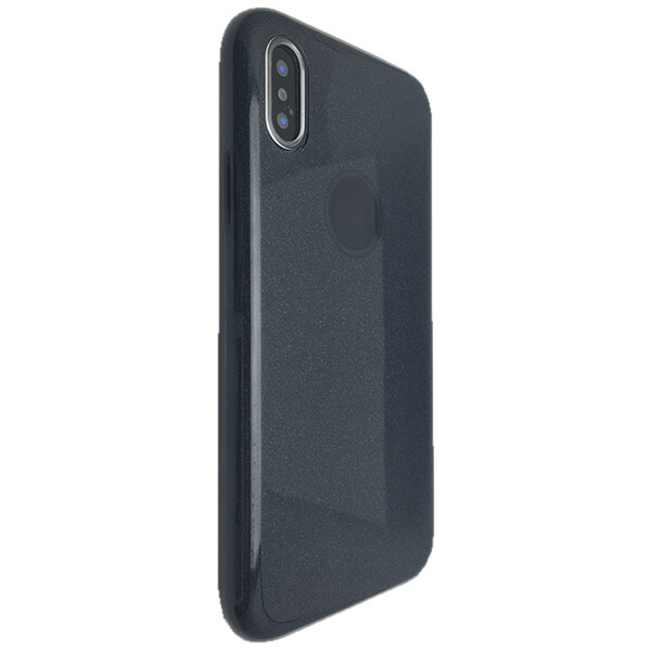 

Чехол-накладка DK Silicone Glitter Heaven Rain для Apple iPhone X / XS (dark)