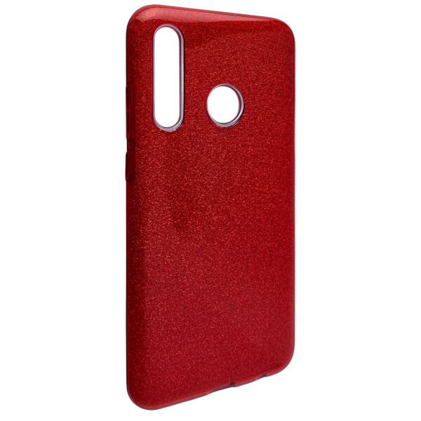 

Чехол-накладка DK Silicone Glitter Heaven Rain для Huawei P Smart+ 2019 (red)