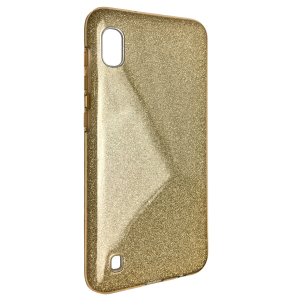 

Чехол-накладка DK Silicone Glitter Heaven Rain для Samsung A10 (gold)