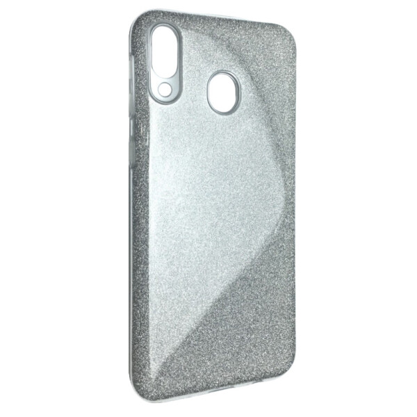 

Чехол-накладка DK Silicone Glitter Heaven Rain для Samsung A20/A30 (silver)