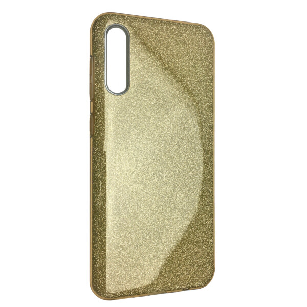 

Чехол-накладка DK Silicone Glitter Heaven Rain для Samsung A30s / A50 / A50s (gold)