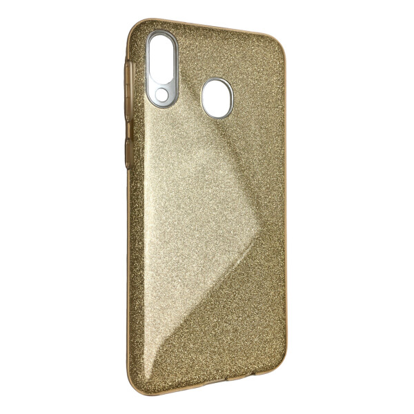 

Чехол-накладка DK Silicone Glitter Heaven Rain для Samsung A40 (gold)