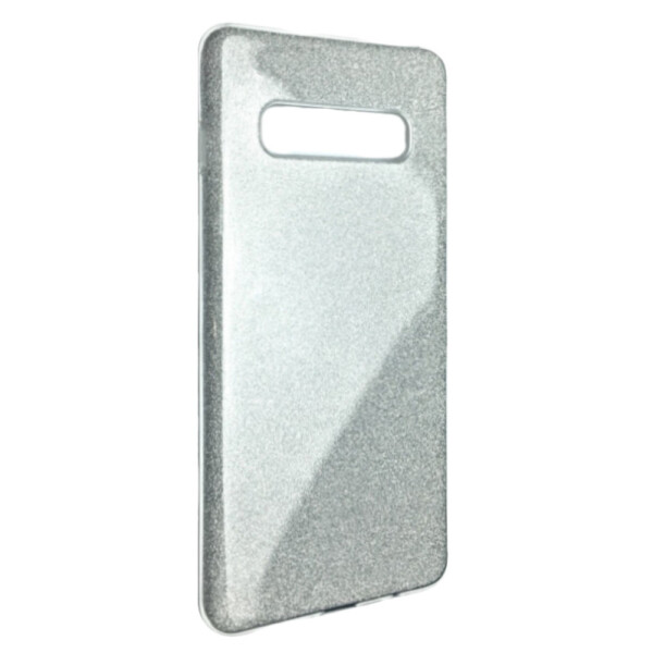 

Чехол-накладка DK Silicone Glitter Heaven Rain для Samsung S10 (silver)