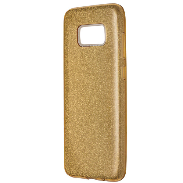 

Чехол-накладка DK Silicone Glitter Heaven Rain для Samsung S8 Plus (gold)