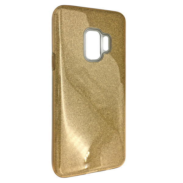 

Чехол-накладка DK Silicone Glitter Heaven Rain для Samsung S9 (gold)