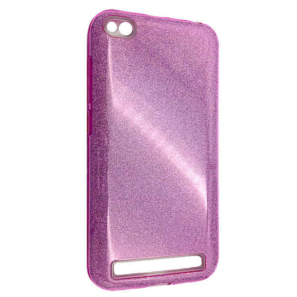 

Чехол-накладка DK Silicone Glitter Heaven Rain для Xiaomi Redmi 5A (pink light)